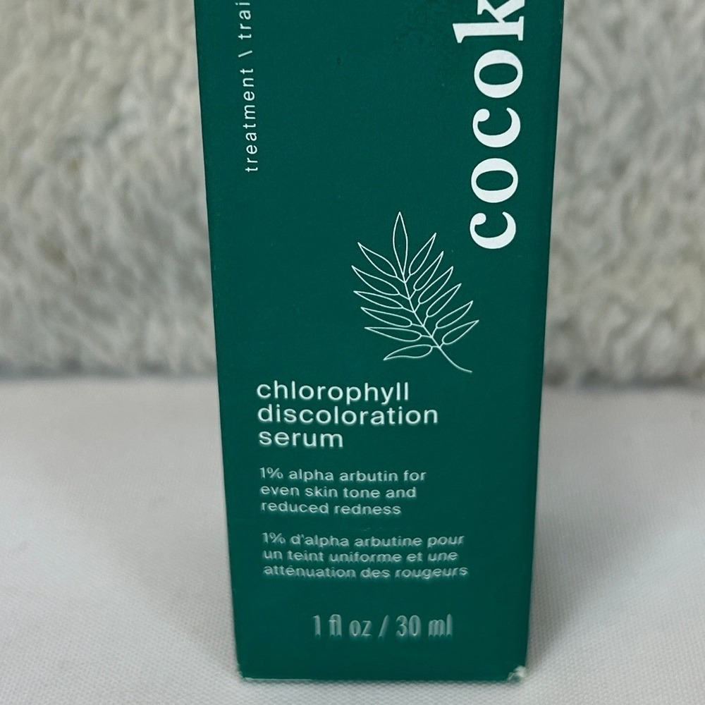cocokind Chlorophyll Discoloration Serum 1oz Alpha Arbutin Hyperpigmentation - Picture 2 of 8